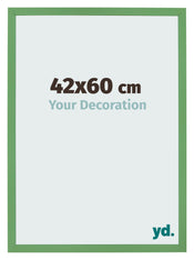 Cadre Photo 42x60 cm Vert MDF Bologna De Face Mesure | Yourdecoration.fr