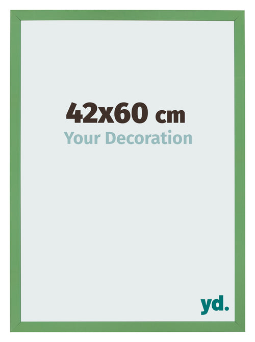 Cadre Photo 42x60 cm Vert MDF Bologna De Face Mesure | Yourdecoration.fr