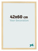 Cadre Photo 42x60cm Hêtre Décor MDF Bologna De Face Mesure | Yourdecoration.fr
