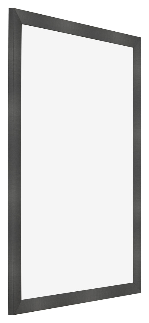 Cadre Photo 42x60cm Noir Argent Poli MDF Pisa De Face Oblique | Yourdecoration.fr