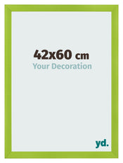 Cadre Photo 42x60cm Vert MDF Pisa De Face Mesure | Yourdecoration.fr