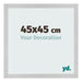 Cadre Photo 45x45cm Acier Inoxydable MDF Bologna De Face Mesure | Yourdecoration.fr