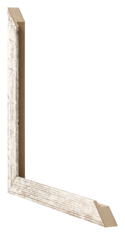 Cadre Photo 45x45cm Blanc Vintage MDF Bologna Detail Intersection | Yourdecoration.fr