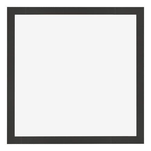 Cadre Photo 45x45cm Noir Grain de Bois MDF Bologna De Face | Yourdecoration.fr