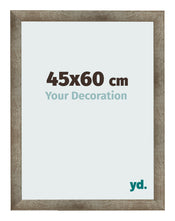 Cadre Photo 45x60 cm Metal Vintage MDF Bologna De Face Mesure | Yourdecoration.fr