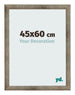 Cadre Photo 45x60 cm Metal Vintage MDF Bologna De Face Mesure | Yourdecoration.fr