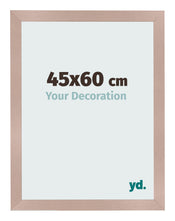 Cadre Photo 45x60 cm Rose Ancien MDF Bologna De Face Mesure | Yourdecoration.fr