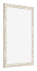 Cadre Photo 45x60cm Blanc Vintage MDF Bologna De Face Oblique | Yourdecoration.fr