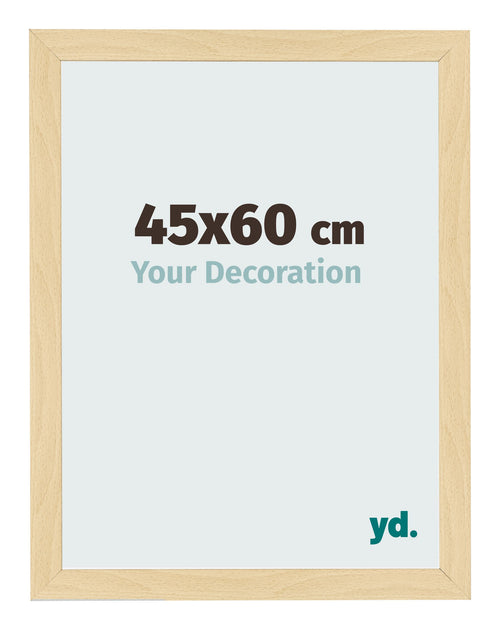 Cadre Photo 45x60cm Hêtre Décor MDF Bologna De Face Mesure | Yourdecoration.fr