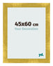 Cadre Photo 45x60cm Or Vintage MDF Pisa De Face Mesure | Yourdecoration.fr