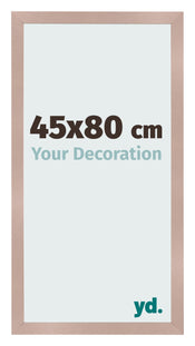 Cadre Photo 45x80 cm Rose Ancien MDF Bologna De Face Mesure | Yourdecoration.fr