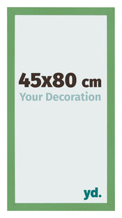 Cadre Photo 45x80 cm Vert MDF Bologna De Face Mesure | Yourdecoration.fr