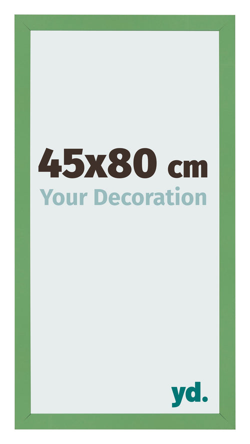 Cadre Photo 45x80 cm Vert MDF Bologna De Face Mesure | Yourdecoration.fr