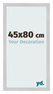 Cadre Photo 45x80cm Acier Inoxydable MDF Bologna De Face Mesure | Yourdecoration.fr