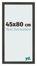 Cadre Photo 45x80cm Anthracite MDF Bologna De Face Mesure | Yourdecoration.fr