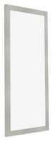Cadre Photo 45x80cm Argent Mat MDF Bologna De Face Oblique | Yourdecoration.fr