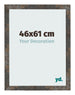 Cadre Photo 46x61 cm Metal Oxyde MDF Bologna De Face Mesure | Yourdecoration.fr