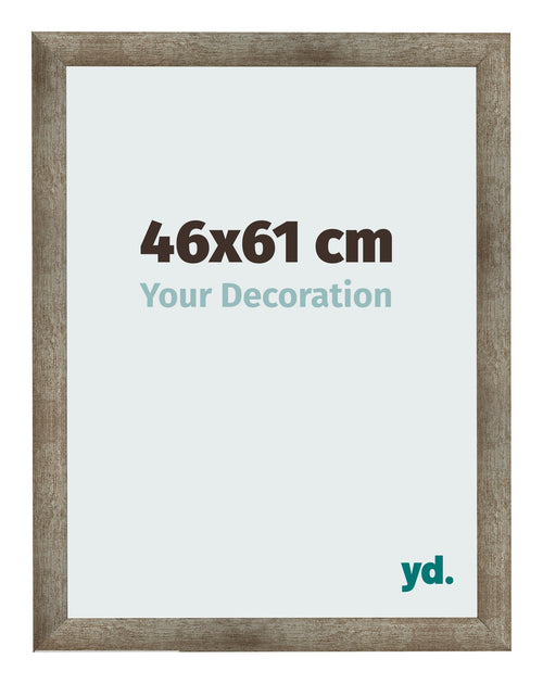 Cadre Photo 46x61 cm Metal Vintage MDF Bologna De Face Mesure | Yourdecoration.fr