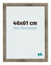Cadre Photo 46x61 cm Metal Vintage MDF Bologna De Face Mesure | Yourdecoration.fr