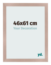 Cadre Photo 46x61 cm Rose Ancien MDF Bologna De Face Mesure | Yourdecoration.fr