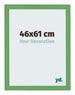 Cadre Photo 46x61 cm Vert MDF Bologna De Face Mesure | Yourdecoration.fr
