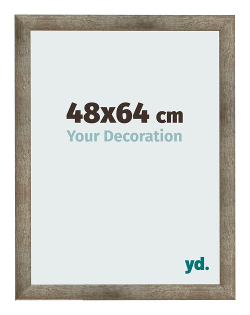 Cadre Photo 48x64 cm Metal Vintage MDF Bologna De Face Mesure | Yourdecoration.fr