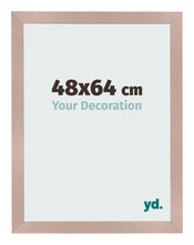 Cadre Photo 48x64 cm Rose Ancien MDF Bologna De Face Mesure | Yourdecoration.fr