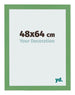 Cadre Photo 48x64 cm Vert MDF Bologna De Face Mesure | Yourdecoration.fr