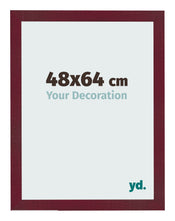 Cadre Photo 48x64 cm Vin Rouge Patine MDF Bologna De Face Mesure | Yourdecoration.fr