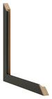 Cadre Photo 48x64cm Anthracite MDF Bologna Detail Intersection GT | Yourdecoration.fr