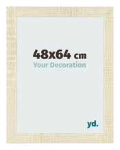 Cadre Photo 48x64cm Chene Sonoma MDF Pisa De Face Mesure | Yourdecoration.fr