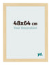 Cadre Photo 48x64cm Hêtre Décor MDF Bologna De Face Mesure | Yourdecoration.fr