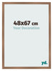 Cadre Photo 48x67cm Cuivre Décor MDF Bologna De Face Mesure | Yourdecoration.fr