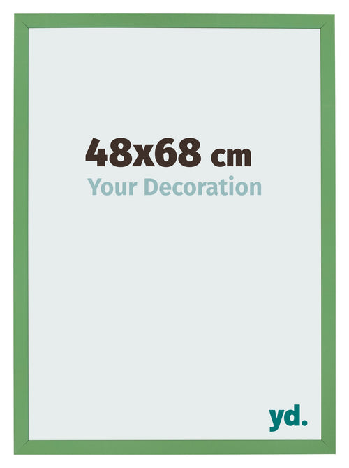 Cadre Photo 48x68 cm Vert MDF Bologna De Face Mesure | Yourdecoration.fr