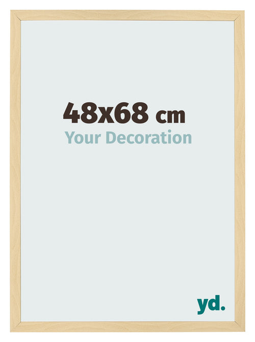 Cadre Photo 48x68cm Hêtre Décor MDF Bologna De Face Mesure | Yourdecoration.fr
