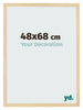 Cadre Photo 48x68cm Hêtre Décor MDF Bologna De Face Mesure | Yourdecoration.fr