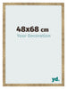 Cadre Photo 48x68cm Or Antique MDF Bologna De Face Mesure | Yourdecoration.fr