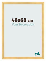 Cadre Photo 48x68cm Or Vintage MDF Pisa De Face Mesure | Yourdecoration.fr