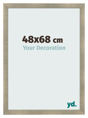 Cadre Photo 48x68cm Or Vintage MDF Pisa De Face Mesure | Yourdecoration.fr