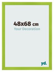 Cadre Photo 48x68cm Vert MDF Pisa De Face Mesure | Yourdecoration.fr