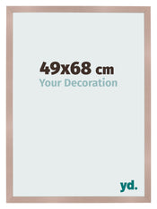 Cadre Photo 49x68 cm Rose Ancien MDF Bologna De Face Mesure | Yourdecoration.fr