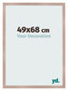 Cadre Photo 49x68 cm Rose Ancien MDF Bologna De Face Mesure | Yourdecoration.fr