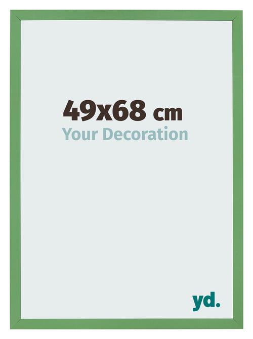 Cadre Photo 49x68 cm Vert MDF Bologna De Face Mesure | Yourdecoration.fr