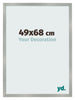 Cadre Photo 49x68cm Aluminium Brossé MDF Bologna De Face Mesure | Yourdecoration.fr