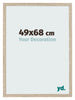 Cadre Photo 49x68cm Chêne Sonoma MDF Bologna De Face Mesure | Yourdecoration.fr
