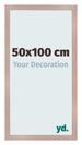 Cadre Photo 50x100 cm Rose Ancien MDF Bologna De Face Mesure | Yourdecoration.fr