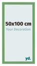 Cadre Photo 50x100 cm Vert MDF Bologna De Face Mesure | Yourdecoration.fr