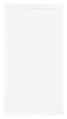 Cadre Photo 50x100cm Blanc Brillant MDF Bologna De Face | Yourdecoration.fr