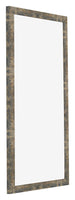 Cadre Photo 50x100cm Bleu Or Mélangé MDF Bologna De Face Oblique | Yourdecoration.fr