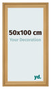 Cadre Photo 50x100cm De Pin Grain de Bois MDF Lazio De Face Mesure | Yourdecoration.fr